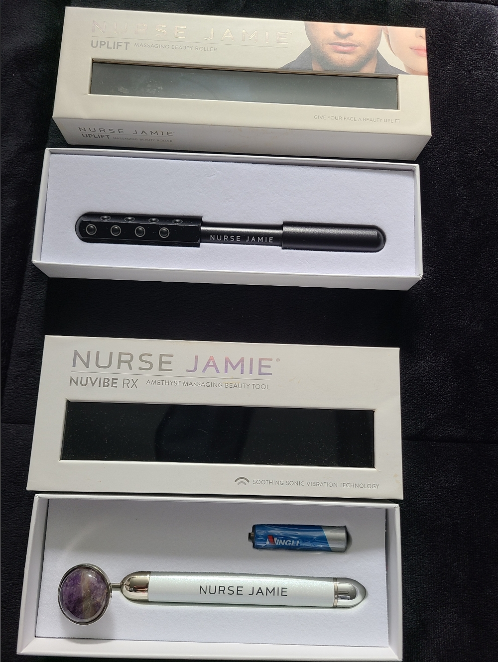 Nurse Jamie Nuvibe RX Amethyst Massaging Beauty Tool & Message Roller
